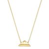 Kendra Scott Necklaces | Folds Of Honor 14K Gold Pendant Necklace In White Diamond