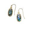 Kendra Scott Earrings | Lee Gold Drop Earrings In Abalone Shell