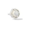 Kendra Scott Earrings | Nola Silver Single Stud Earring In Ivory Mother-Of-Pearl