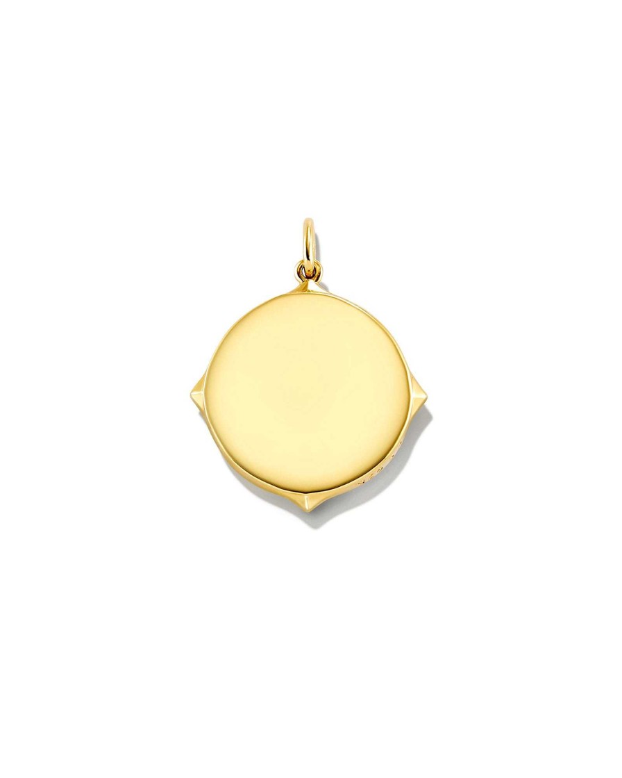 Kendra Scott Demi-Fine Jewelry | Matilda 18K Gold Vermeil Stone Charm In Ivory Mother-Of-Pearl