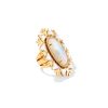 Kendra Scott Rings | Havana Vintage Gold Cocktail Ring In Iridescent Abalone