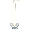 Kendra Scott Necklaces | Layton Gold Long Statement Necklace In Abalone Shell