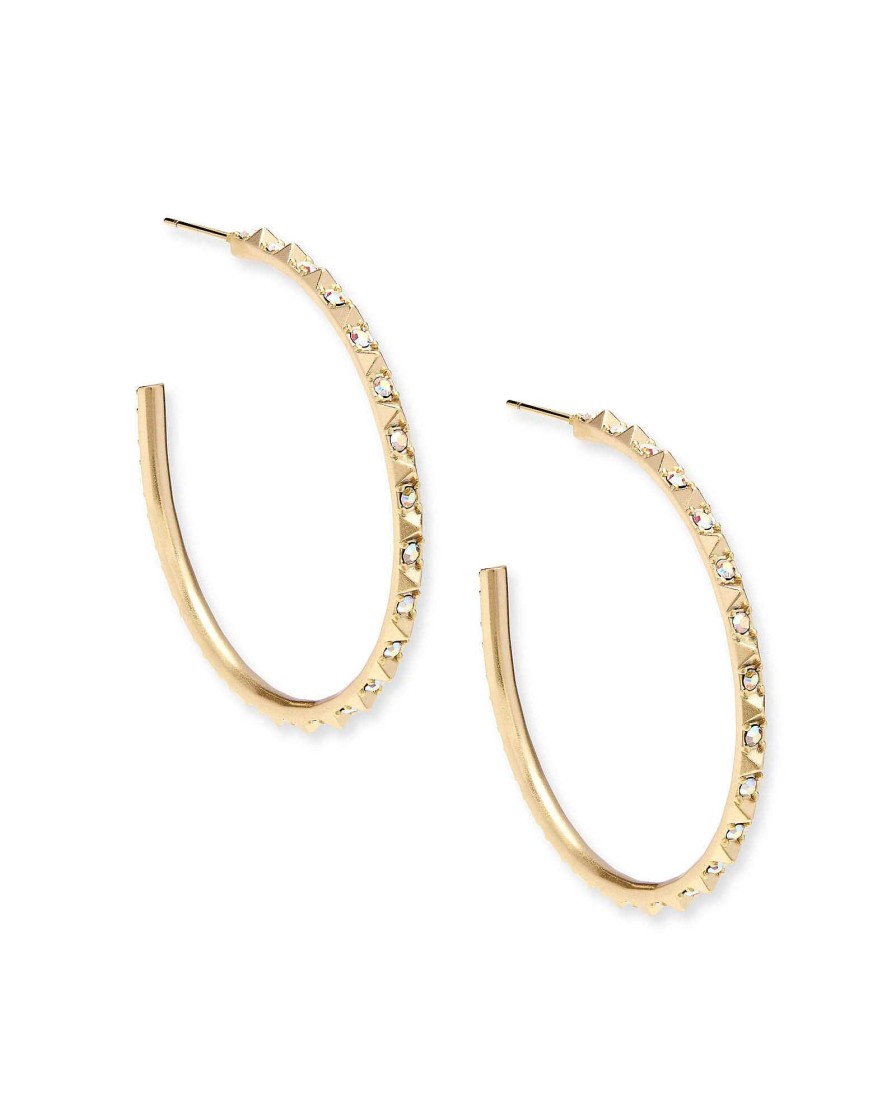 Kendra Scott Earrings | Veronica Hoop Earrings In Gold