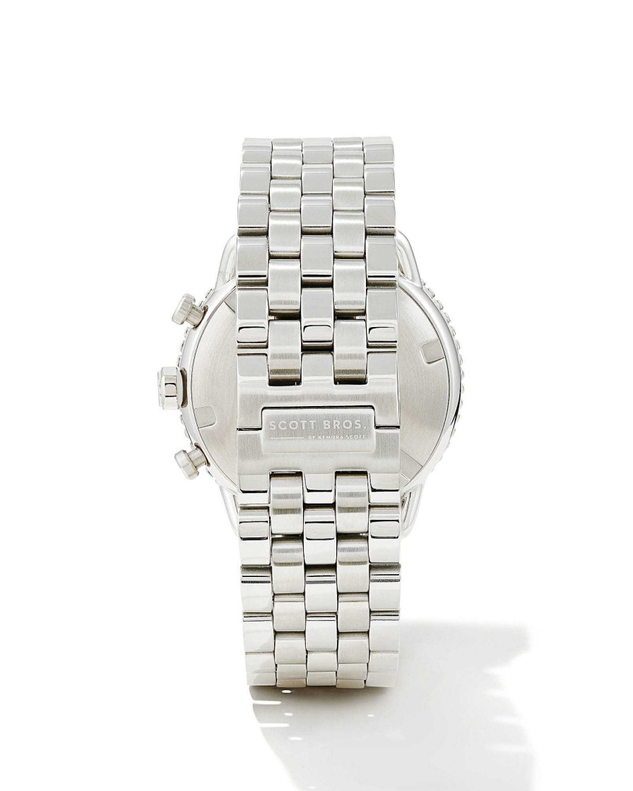 Kendra Scott Watches | Beck Stainless Steel 44Mm Chronograph Watch In Blue