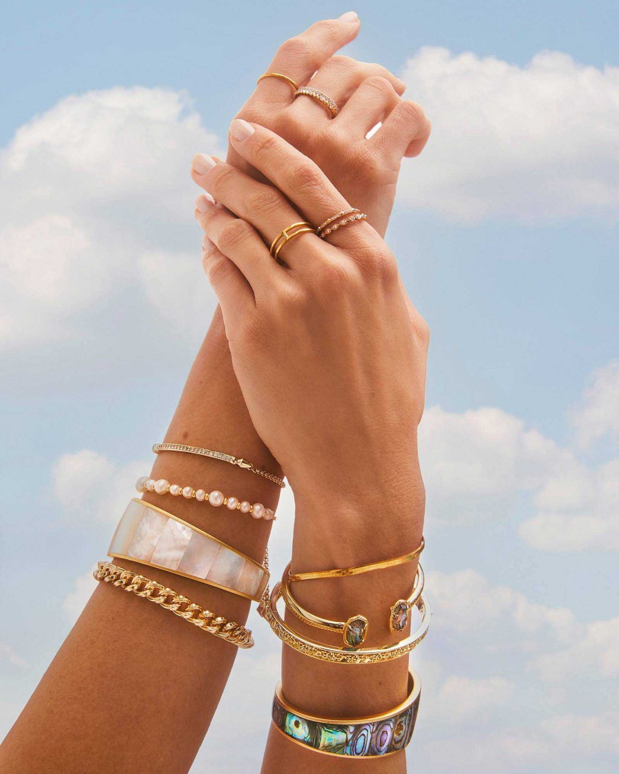 Kendra Scott Bracelets | Kelly Bangle Bracelet In Gold