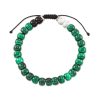 Kendra Scott Bracelets | Cade Oxidized Sterling Silver Beaded Bracelet In Verde Mix