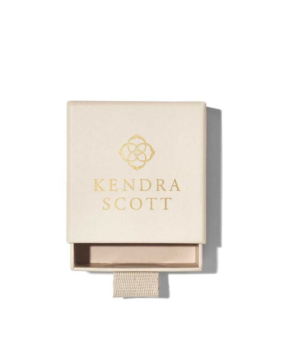 Kendra Scott Necklaces | Audrey 14K Yellow Gold Pendant Necklace In White Diamond