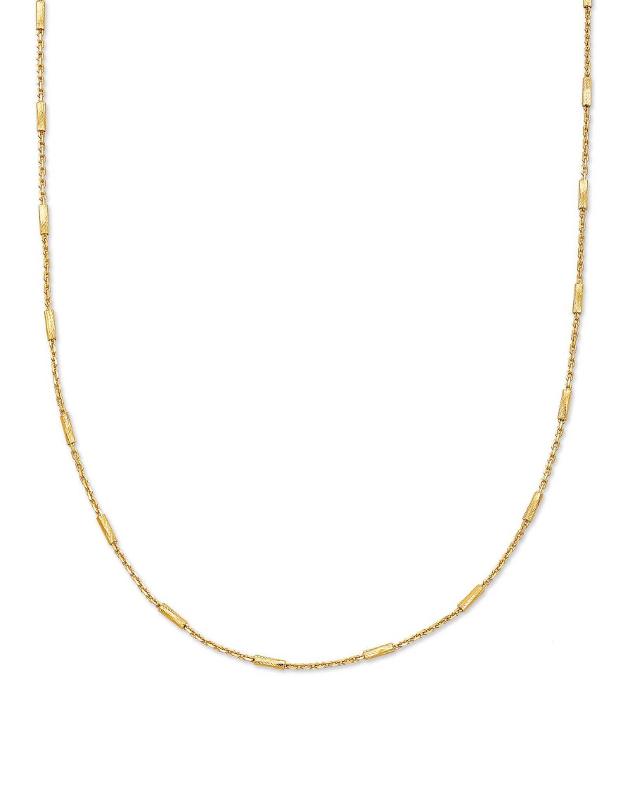 Kendra Scott Necklaces | Roll Bar Chain Necklace In 18K Yellow Gold Vermeil