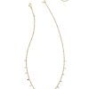 Kendra Scott Necklaces | Camry Gold Beaded Strand Necklace In Pastel Mix