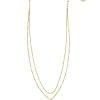 Kendra Scott Necklaces | Wrangler® X Yellow Rose By Kendra Scott Elisa Gold Multi Strand Necklace In Amber Illusion