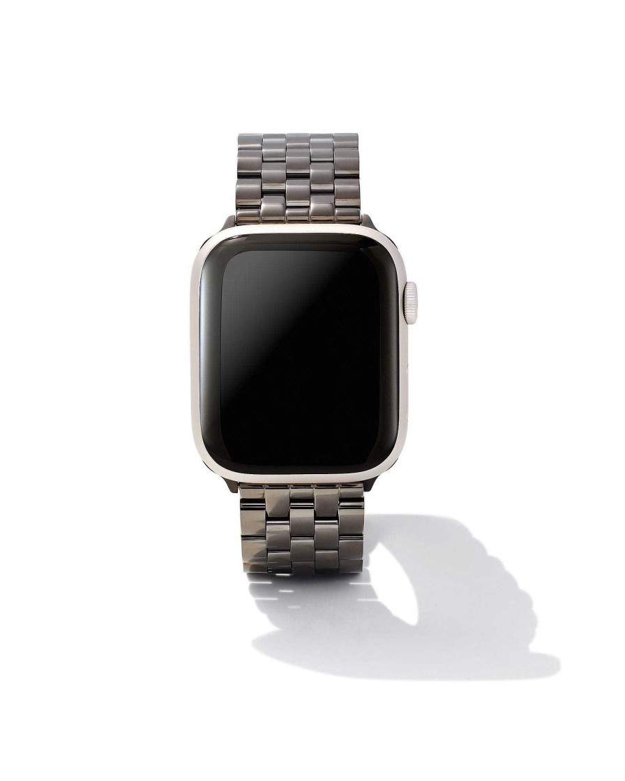 Kendra Scott Watches | Beck 5 Link Watch Band In Gunmetal Stainless Steel