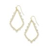 Kendra Scott Earrings | Sophee Crystal Drop Earrings In Gold