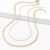 Kendra Scott Necklaces | Single Satellite And Paperclip Necklace Layering Set In 18K Gold Vermeil