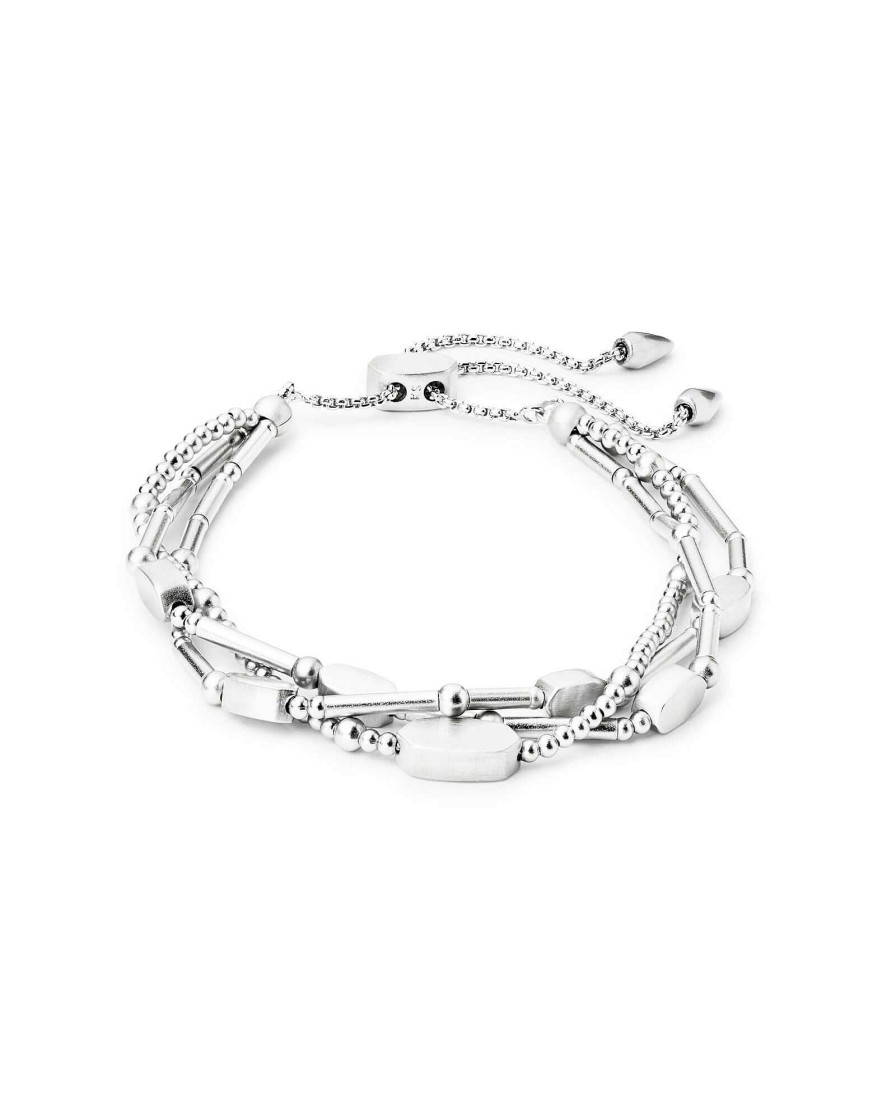 Kendra Scott Bracelets | Chantal Beaded Bracelet In Bright Silver