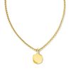 Kendra Scott Necklaces | Davie Metal Charm Necklace In 18K Gold Vermeil