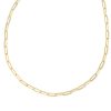 Kendra Scott Necklaces | 22 Inch Large Paperclip Chain Necklace In 18K Gold Vermeil