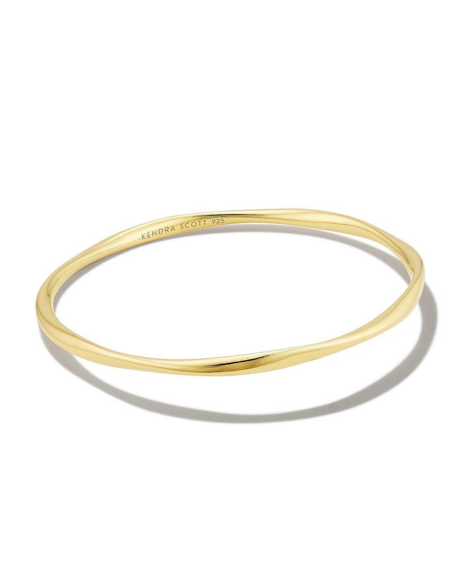 Kendra Scott Bracelets | Aspen Bangle Bracelet In 18K Gold Vermeil