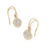 Kendra Scott Earrings | Matilda 14K Yellow Gold Drop Earrings In White Diamond