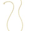 Kendra Scott Necklaces | Small Paperclip Chain Necklace In 18K Gold Vermeil