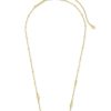 Kendra Scott Necklaces | Eileen Gold Pendant Necklace In White Pearl