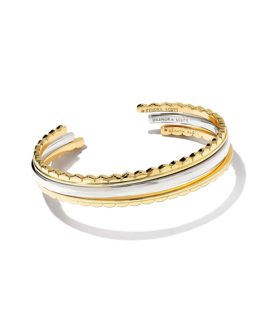 Kendra Scott Bracelets | Quinn Cuff Bracelet In Mixed Metal