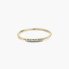 Kendra Scott Rings | Mila 14K Yellow Gold Band Ring In White Diamond