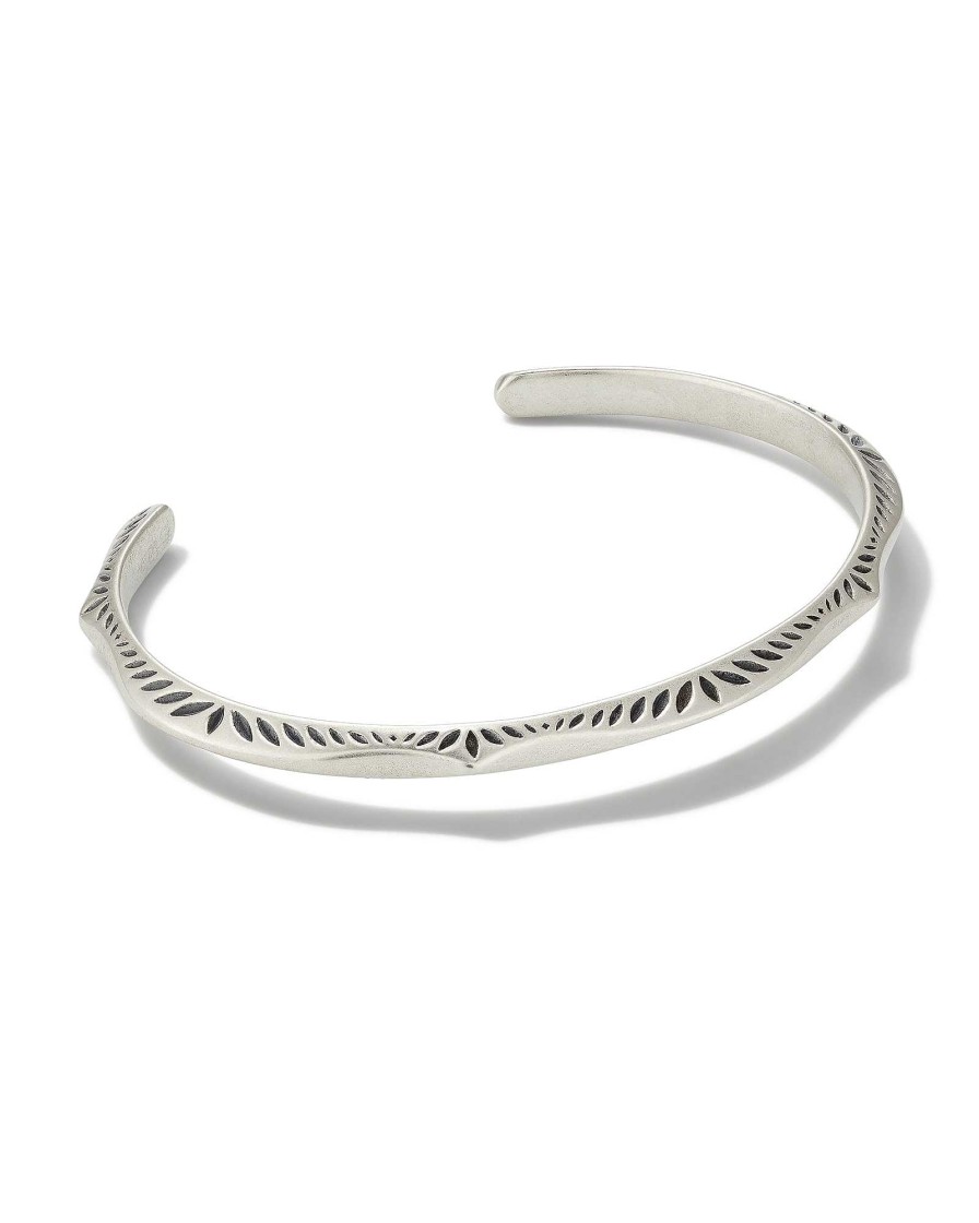 Kendra Scott Bracelets | Sophee Cuff Bracelet In Oxidized Sterling Silver