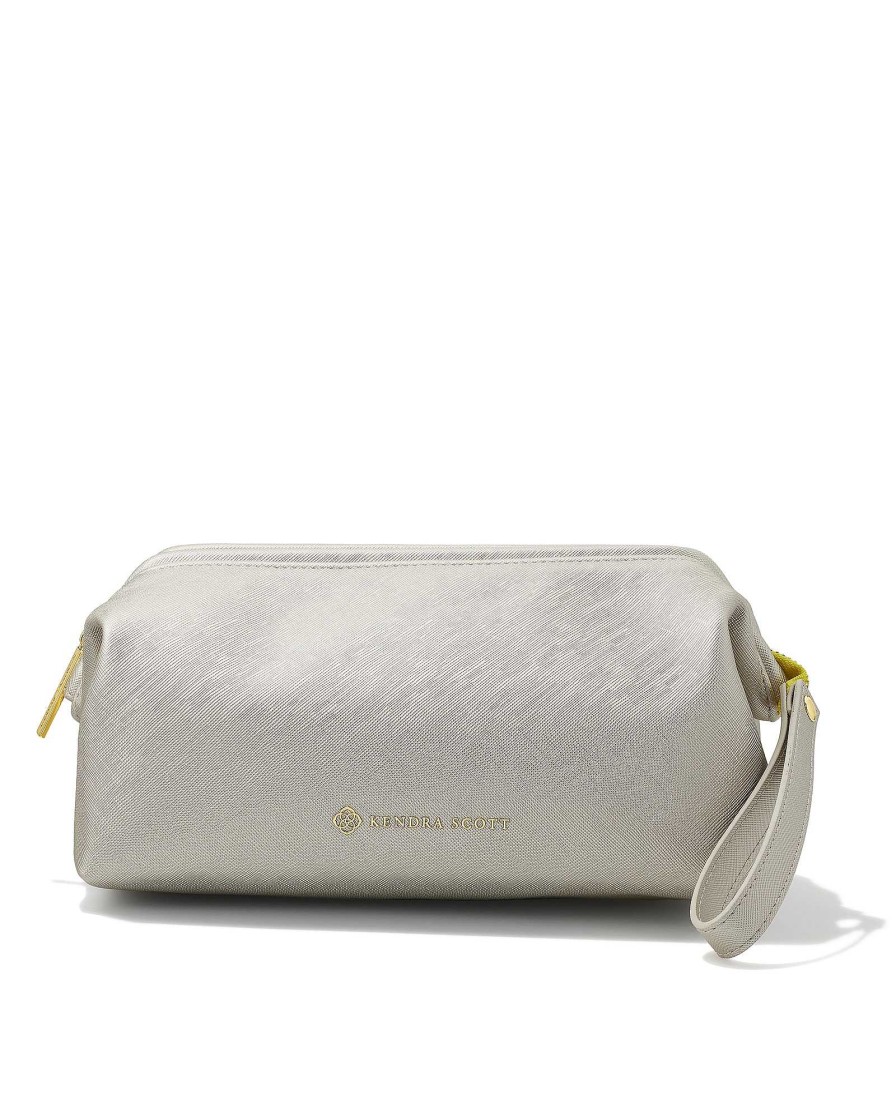 Kendra Scott Storage & Accessories | Cosmetic Case In Light Gold Metallic