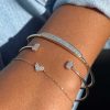 Kendra Scott Bracelets | Marisa 14K Yellow Gold Statement Cuff Bracelet In White Diamond