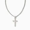 Kendra Scott Necklaces | Cross Necklace In Oxidized Sterling Silver