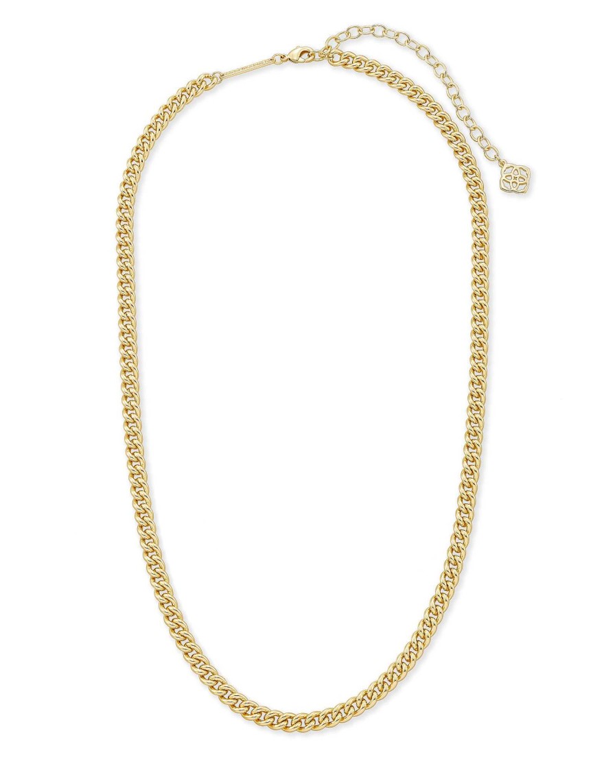 Kendra Scott Necklaces | Ace Chain Necklace In Gold