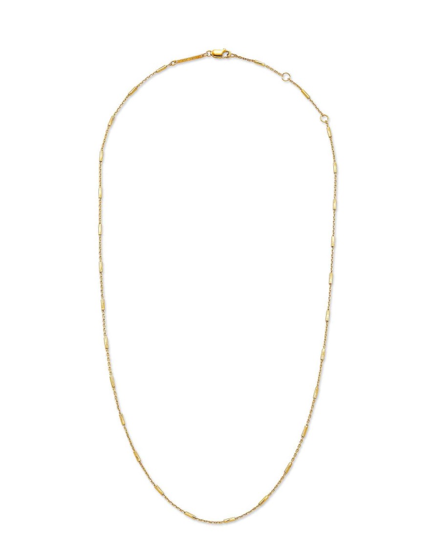 Kendra Scott Necklaces | Roll Bar Chain Necklace In 18K Yellow Gold Vermeil