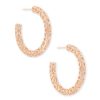 Kendra Scott Earrings | Maggie Small Hoop Earrings In Gold Filigree