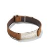 Kendra Scott Bracelets | Maverick Oxidized Sterling Silver Leather Bracelet In Brown Leather