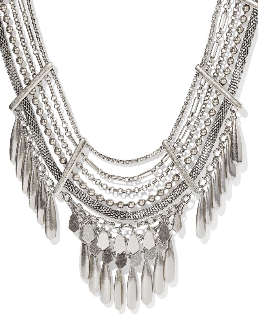 Kendra Scott Necklaces | Sydney Statement Necklace In Vintage Silver