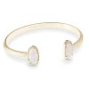 Kendra Scott Bracelets | Elton Gold Cuff Bracelet In Iridescent Drusy