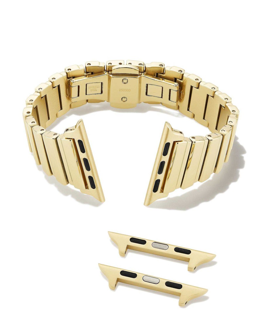 Kendra Scott Watches | Leanor Narrow Watch Band In Gold Tone Stainless Steel