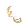 Kendra Scott Earrings | Meg Double Hoop Earrings In Mixed Metal