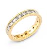 Kendra Scott Rings | Drew 14K Yellow Gold Band Ring In White Diamond