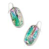 Kendra Scott Earrings | Danielle Silver Statement Earrings In Lilac Abalone