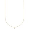 Kendra Scott Necklaces | Cross 14K Yellow Gold Pendant Necklace In White Diamonds