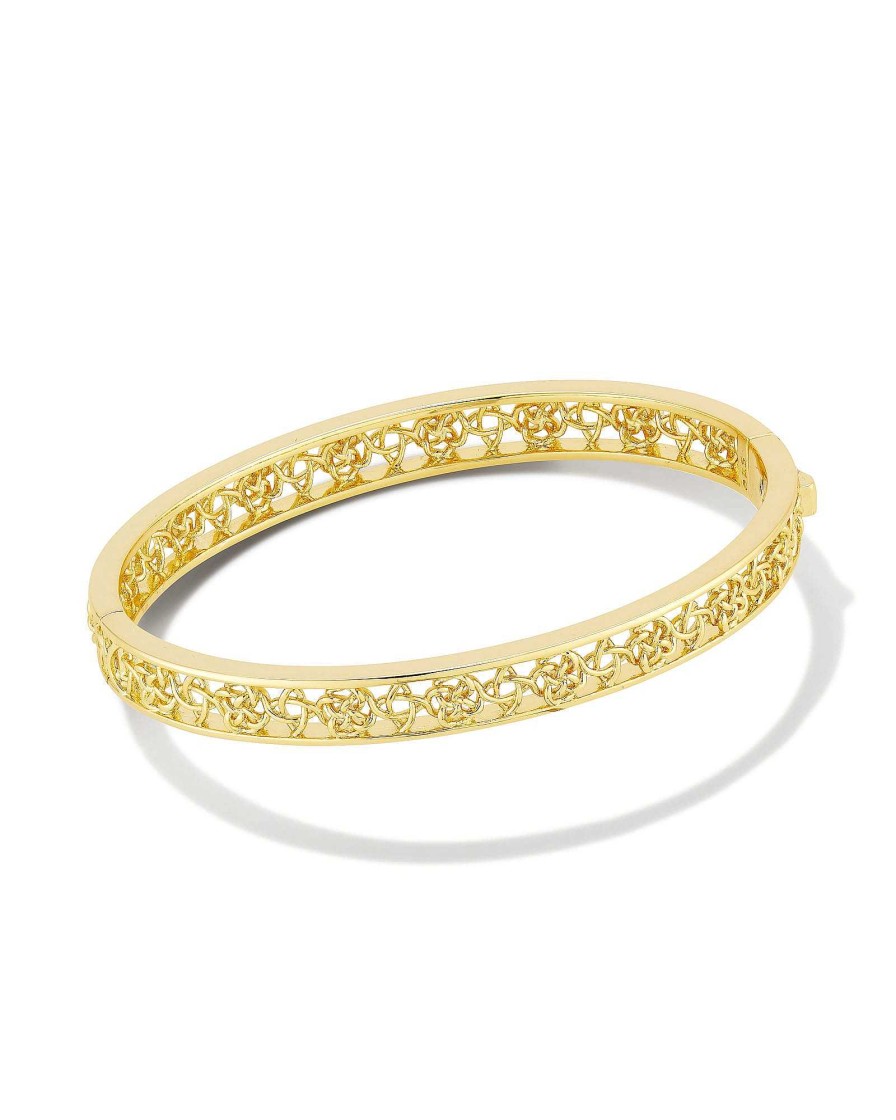 Kendra Scott Bracelets | Kelly Bangle Bracelet In Gold