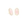 Kendra Scott Earrings | Ellie Gold Stud Earrings In Rose Quartz