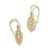 Kendra Scott Earrings | Vivianne 14K Yellow Gold Drop Earrings In White Diamond