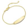 Kendra Scott Bracelets | Tinsley 18K Gold Vermeil Chain Bracelet In White Topaz