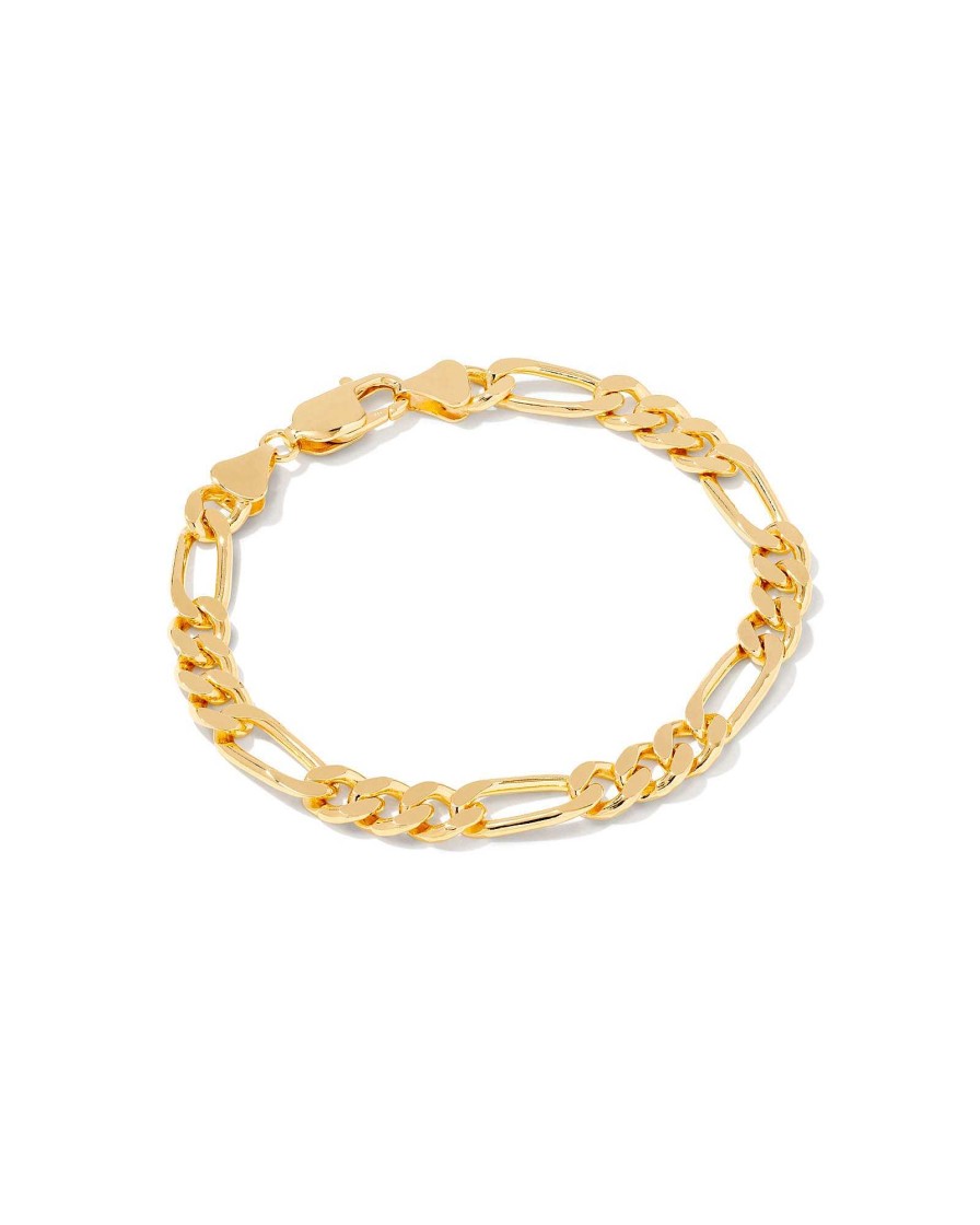 Kendra Scott Bracelets | Figaro Chain Bracelet In 18K Gold Vermeil