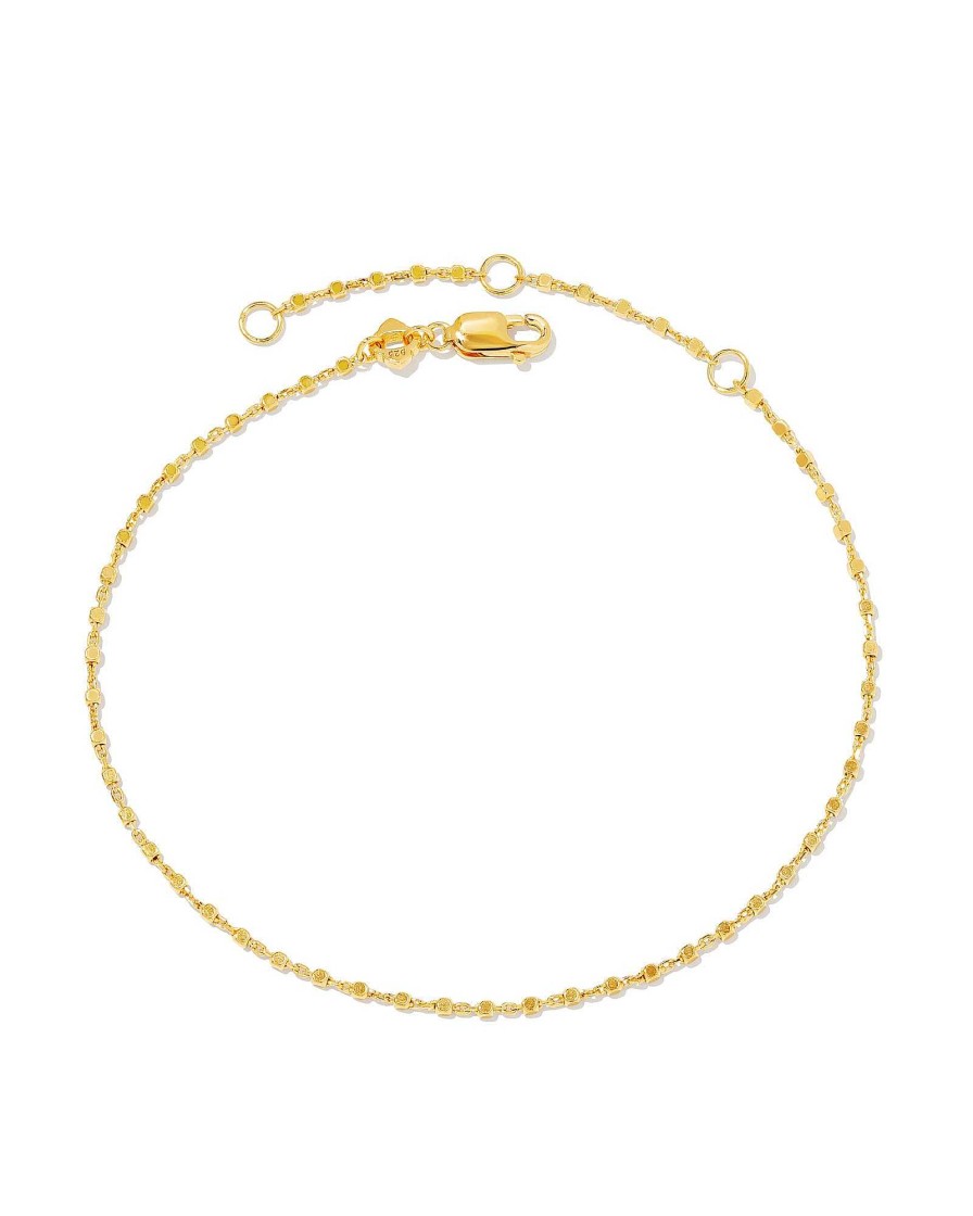 Kendra Scott Bracelets | Beaded Satellite Chain Bracelet In 18K Gold Vermeil