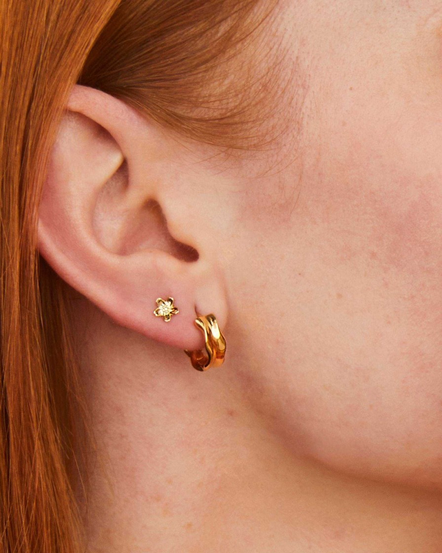 Kendra Scott Earrings | Lilah Stud Earrings In 18K Gold Vermeil