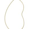 Kendra Scott Necklaces | Beck 22" Thin Round Box Chain Necklace In 18K Gold Vermeil