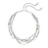 Kendra Scott Bracelets | Chantal Beaded Bracelet In Bright Silver